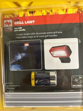 NWT grill light. Can be used for other things.  4 bright LED lights.